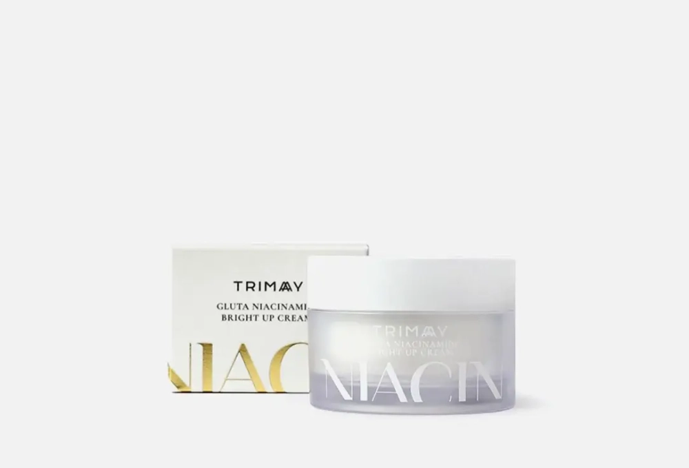 Trimay Осветляющий крем на основе рисовых отрубей с ниацинамидом Trimay Gluta Niacinamide Bright Up Cream