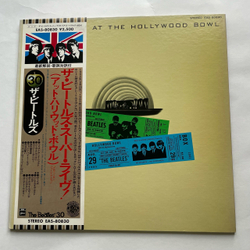 Винтажная виниловая пластинка LP The Beatles At The Hollywood Bowl (Япония 1977) (Оби)