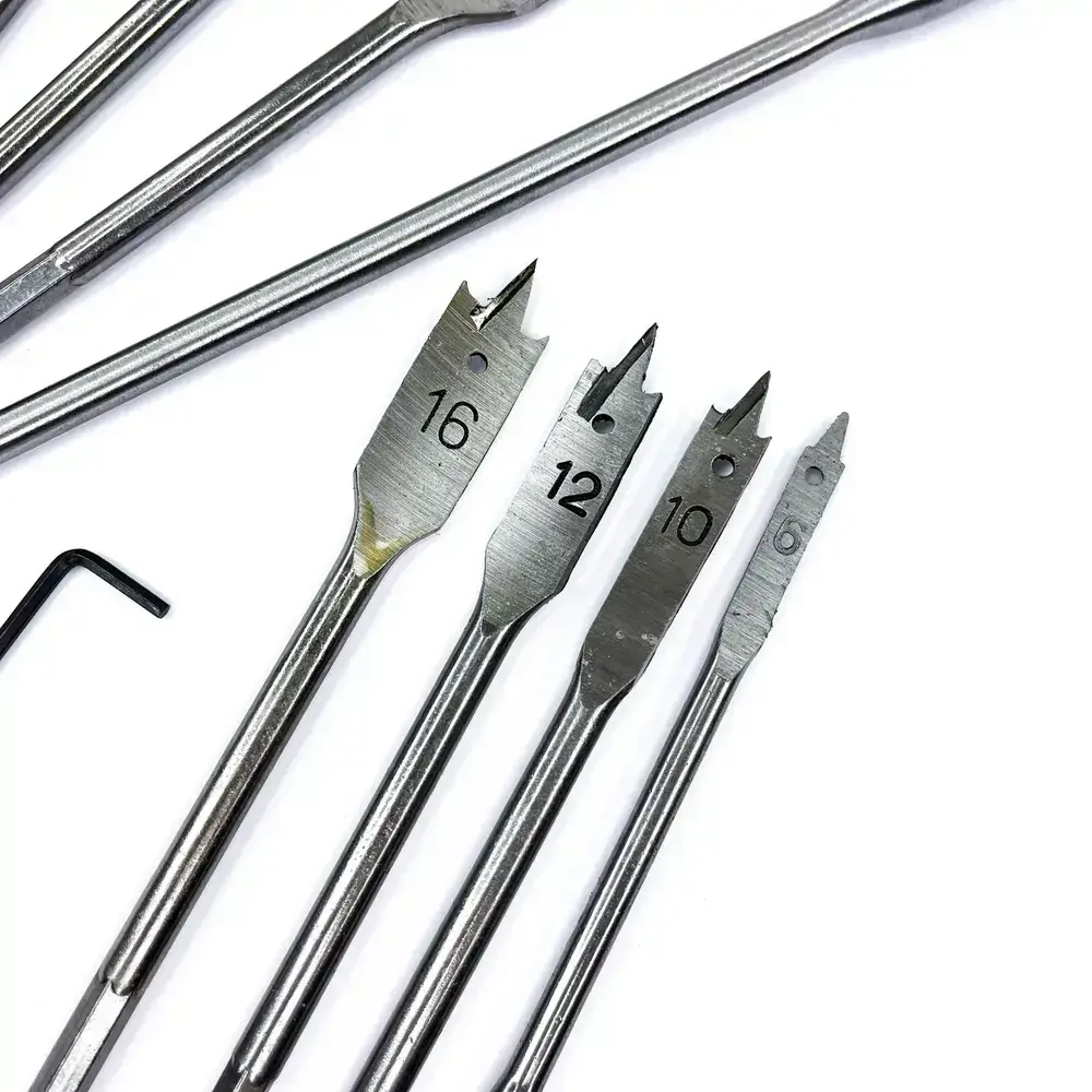 Сверла по дереву, набор перьевых сверл, перо по дереву, 8 шт, 6-32 мм