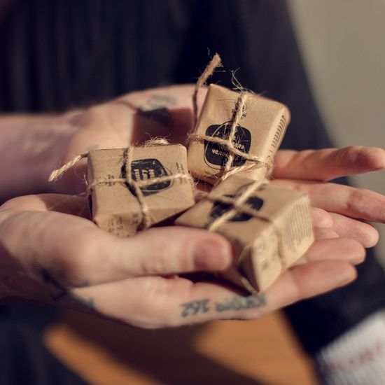 Бальзам для волос твёрдый Голодный Леший "Вдали от дорог", 50 г