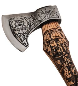 Секира Родослава TP-11 Топор большой с гравировкой «Медведь Велес»