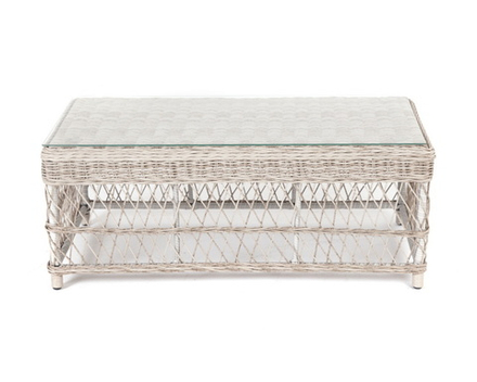 "Гранд Латте" стол журнальный из искусственного ротанга, цвет бежевый