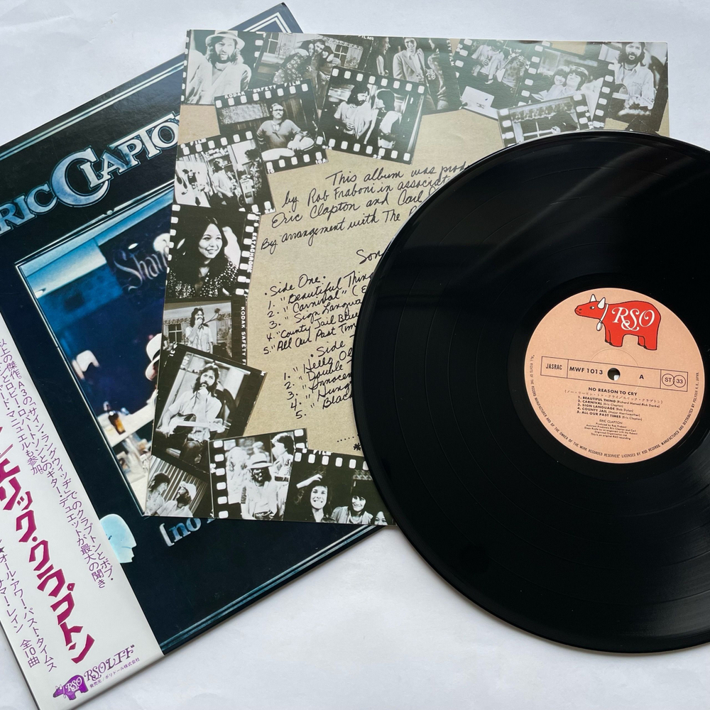 Винтажная виниловая пластинка LP Eric Clapton No Reason To Cry (Япония 1976) (Оби)
