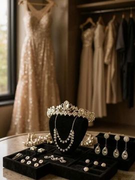 Диадема стразы Высота: 3см Цвет: серебро "Летто" (Итальянский дизайн)