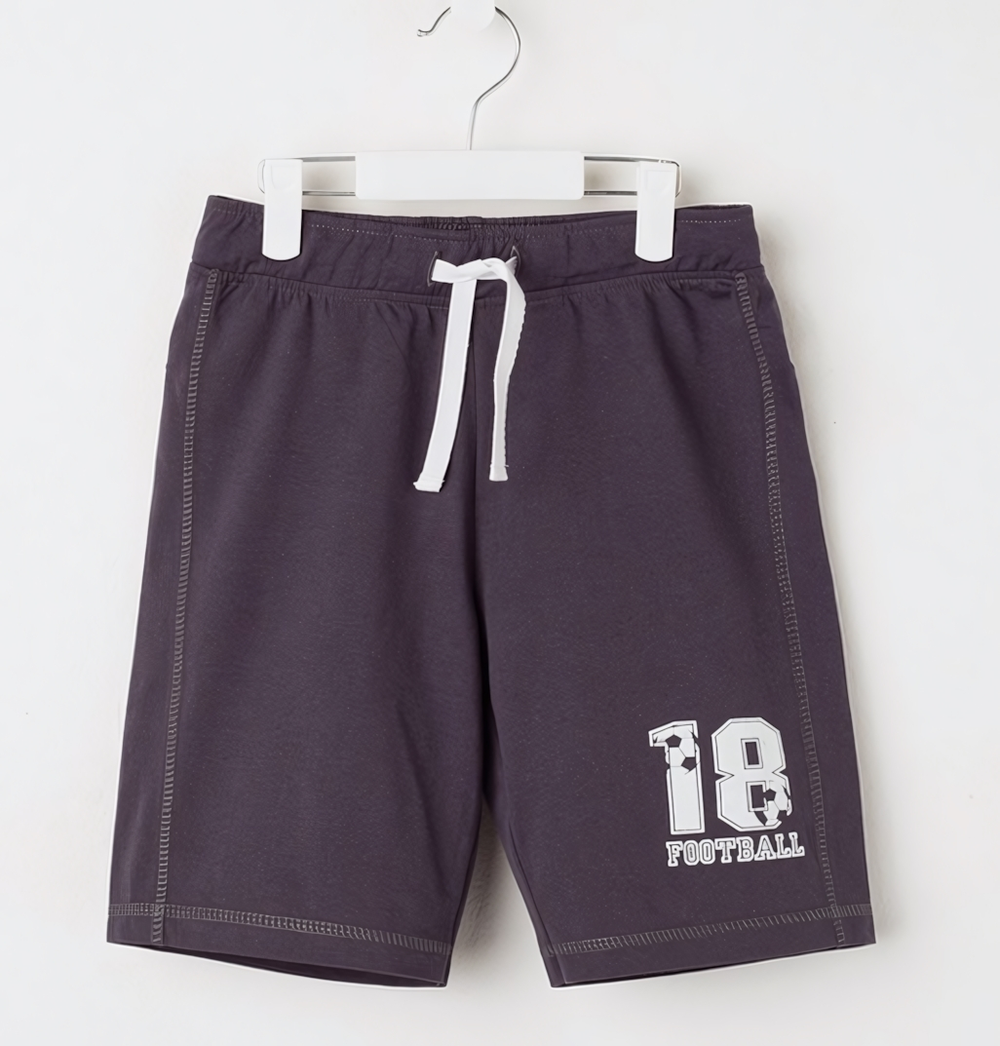 Шорты для мальчиков А.18-02-4. р.110см. (60) т.серый 4783818