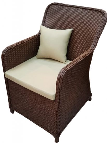 Кресло плетеное с подушками Barcelona