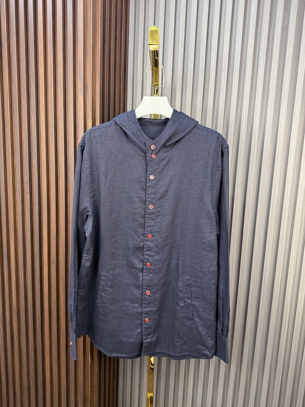 Рубашка с капюшоном Kiton