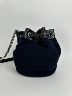 Сумка Chanel Bucket Bag Navy blue
