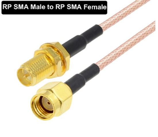 SMA кабель-удлинитель RG316 (тип A) 2 м