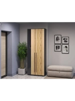 Шкаф для одежды Черный 86х53х220 см