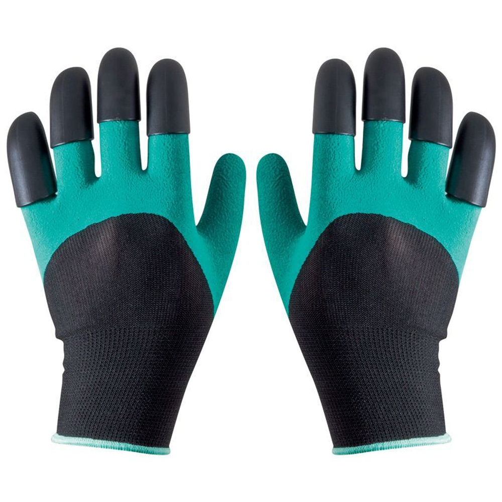 Перчатки садовые с пластиковыми когтями GG-8, размер 9 (L) 003657-SK