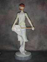 Статуэтка. Полистоун. Теннисистка. Royal Doulton. Англия