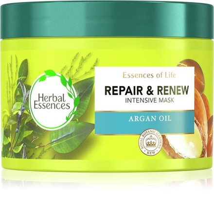 Herbal Essences Essences of Life Argan Oil - восстанавливающая маска для волос /   450  ml  / GTIN 8006540178454