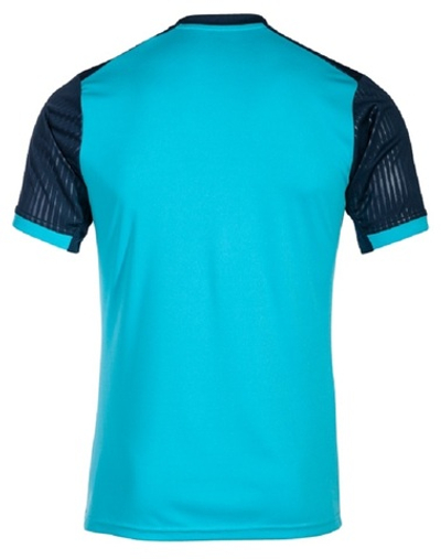 Мужская теннисная футболка Joma Montreal Short Sleeve T-Shirt - fluor turquoise/navy