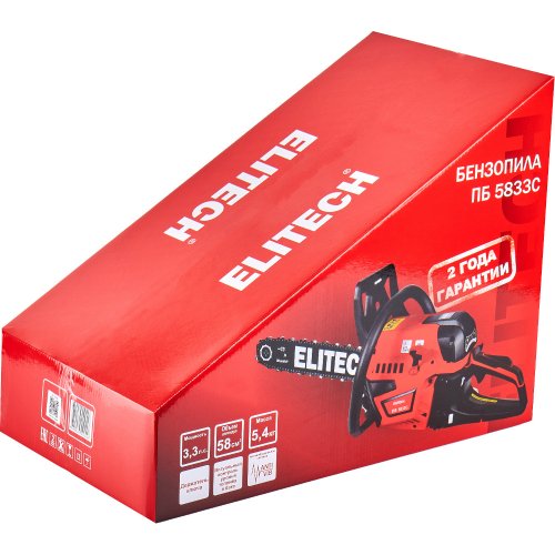 Бензопила ELITECH ПБ 5833C (E1611.012.00)