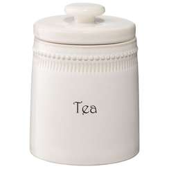 Банка для чая белого цвета Kitchen Spirit 820мл