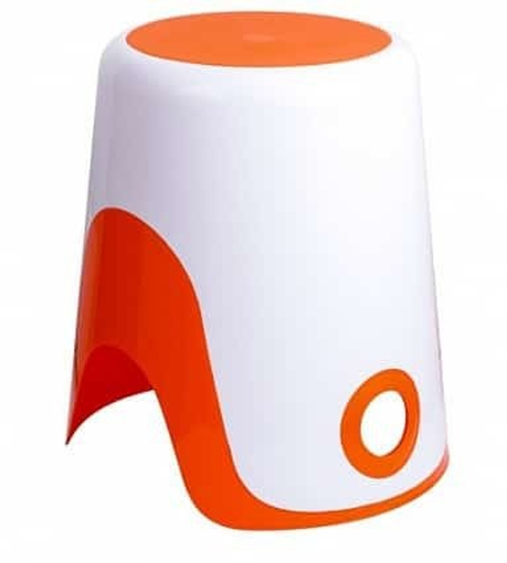 "WENDY" Корзина для белья 2 в 1 оранжевая FX-7073-93 (к/к 8)