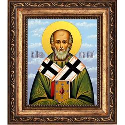 Маркелл Римский, папа Римский священномученик. Икона на холсте.