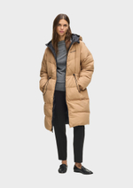 Пуховик двухсторонний KARL LAGERFELD Reversible Long Logo Down Coat