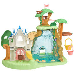 Sylvanian Families - Остров с водопадом Secret Forest + фигурка собачки хаски 5761