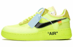 Кроссовки Off-White X Nike Air Force 1 Part 2 Volt The Ten