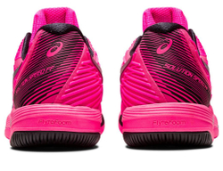 Мужские кроссовки теннисные Asics Solution Speed FF 2 - hot pink/black