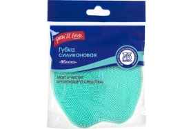 Силиконовая губка для мытья посуды You'll love Яблоко 73830