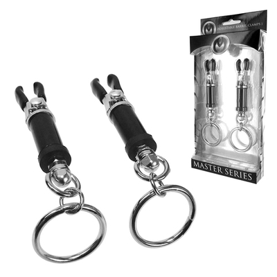 Медные зажимы для сосков Amulet (Цвет: серебро)