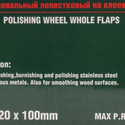 Насадка шлифовальная 120х100мм(Grit 120) RockForce##Rock FORCE RF-FD4120W