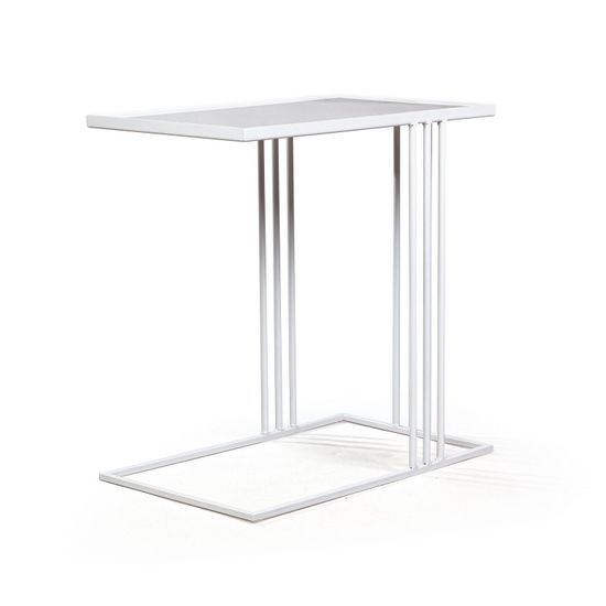 Журнальный столик Stone 026, керамика белая (арт. A026.D01)