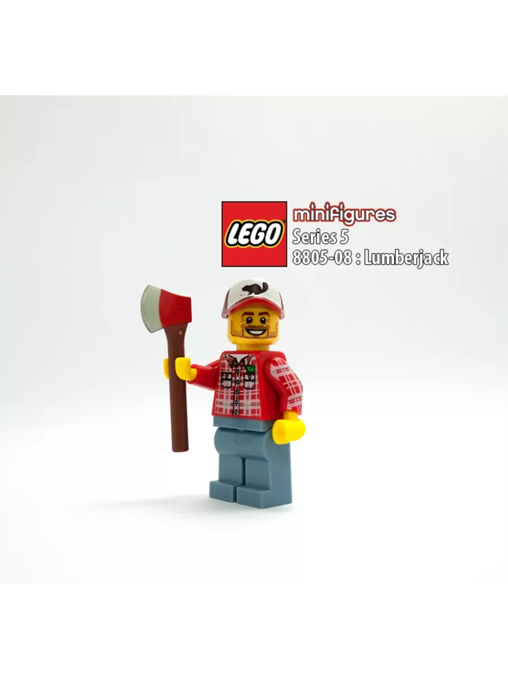 LEGO Минифигурки 5 серия 8805 Lumberjack (Дровосек)