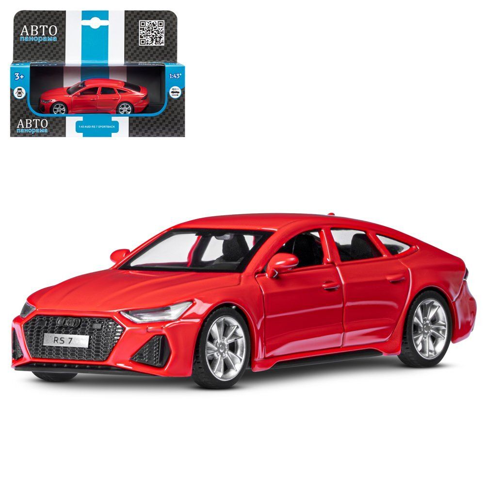 Модель 1:43 Audi RS7 Sportback, красный, откр. Двери