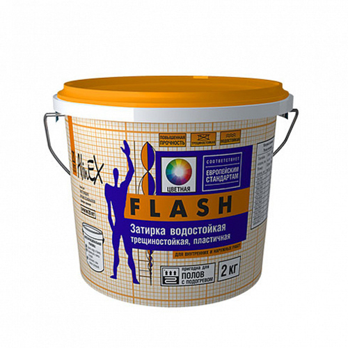 ЗАТИРКА ALINEX FLASH БЕЛЫЙ Д/ШВОВ 2КГ