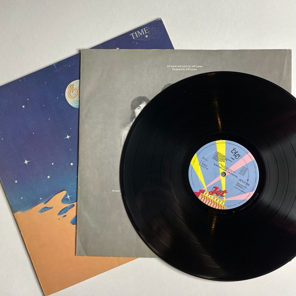 Винтажная виниловая пластинка LP ELO Electric Light Orchestra Time (Holland 1981) From The End Of The World