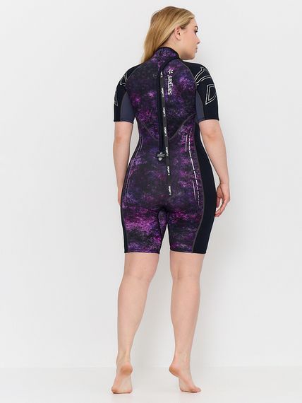 Гидрокостюм Sargan Nero 2.0 Shorty lady 2 мм GalaxyAPE-07/черный