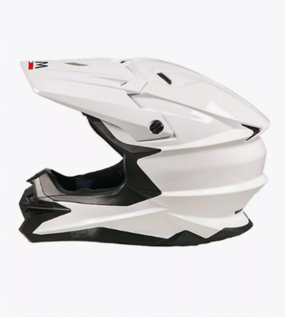 Шлем кроссовый AiM JK803 White Glossy, L