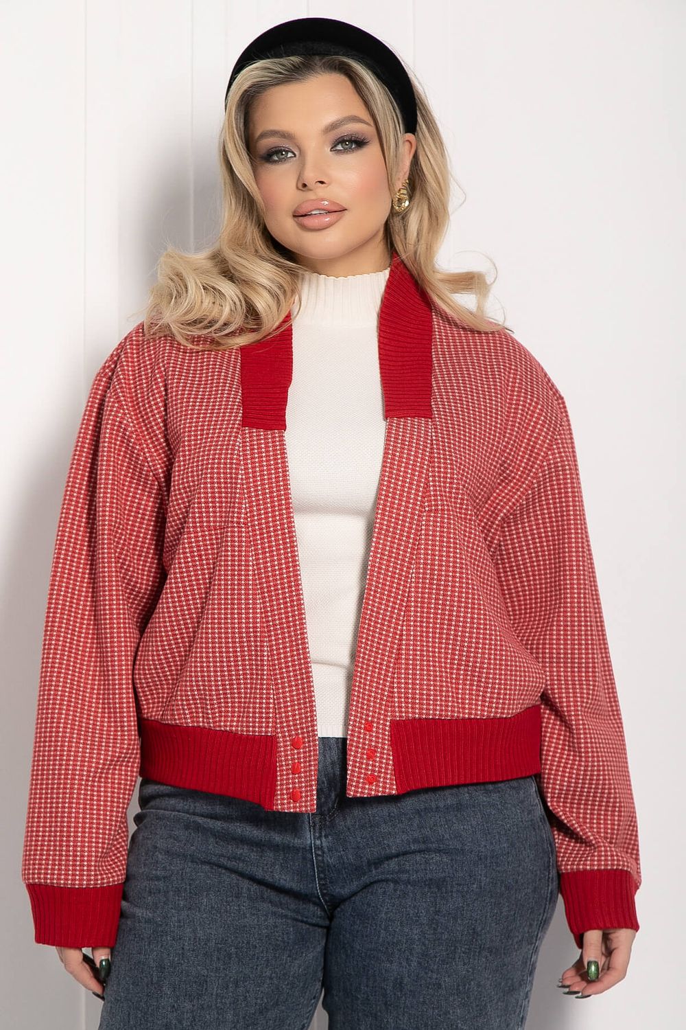 Жакет Модный (красный) Б12687-13 LT Collection