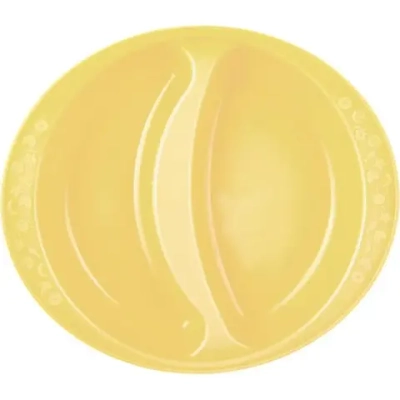 Тарелка двухсекционная Lalababy Follow Me солнечный зайчик