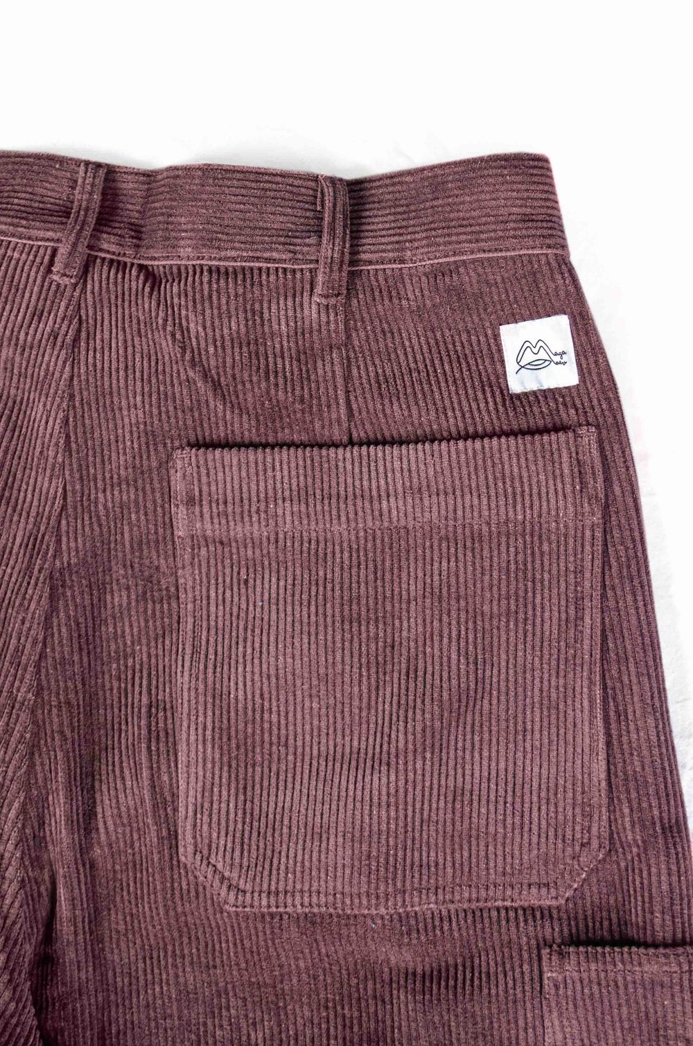 Брюки Cord work pants brown