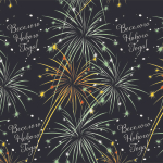 Бумага упаковочная 50х70 см «Салют» (1 лист)