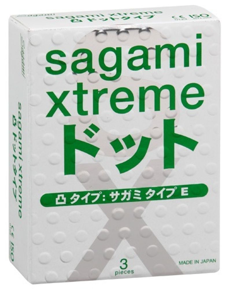 Презервативы SAGAMI Xtreme Type-E 3шт.