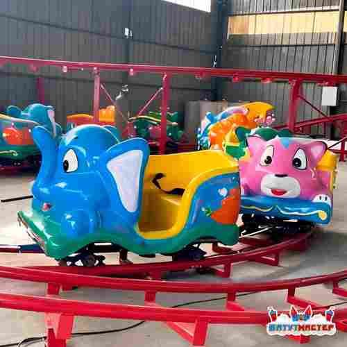 Большая катальная горка «Пушистый экспресс», 7 кабин 14 мест, 16×9×2 м