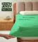 Простыня на резинке 160х200 см Mrs.Stretch Mr.Jersy натяжная трикотажная цвет зеленый