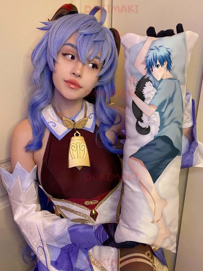 Мини дакимакура Тэцуя Куроко из Баскетбол Куроко арт. M0276, 60х20 см