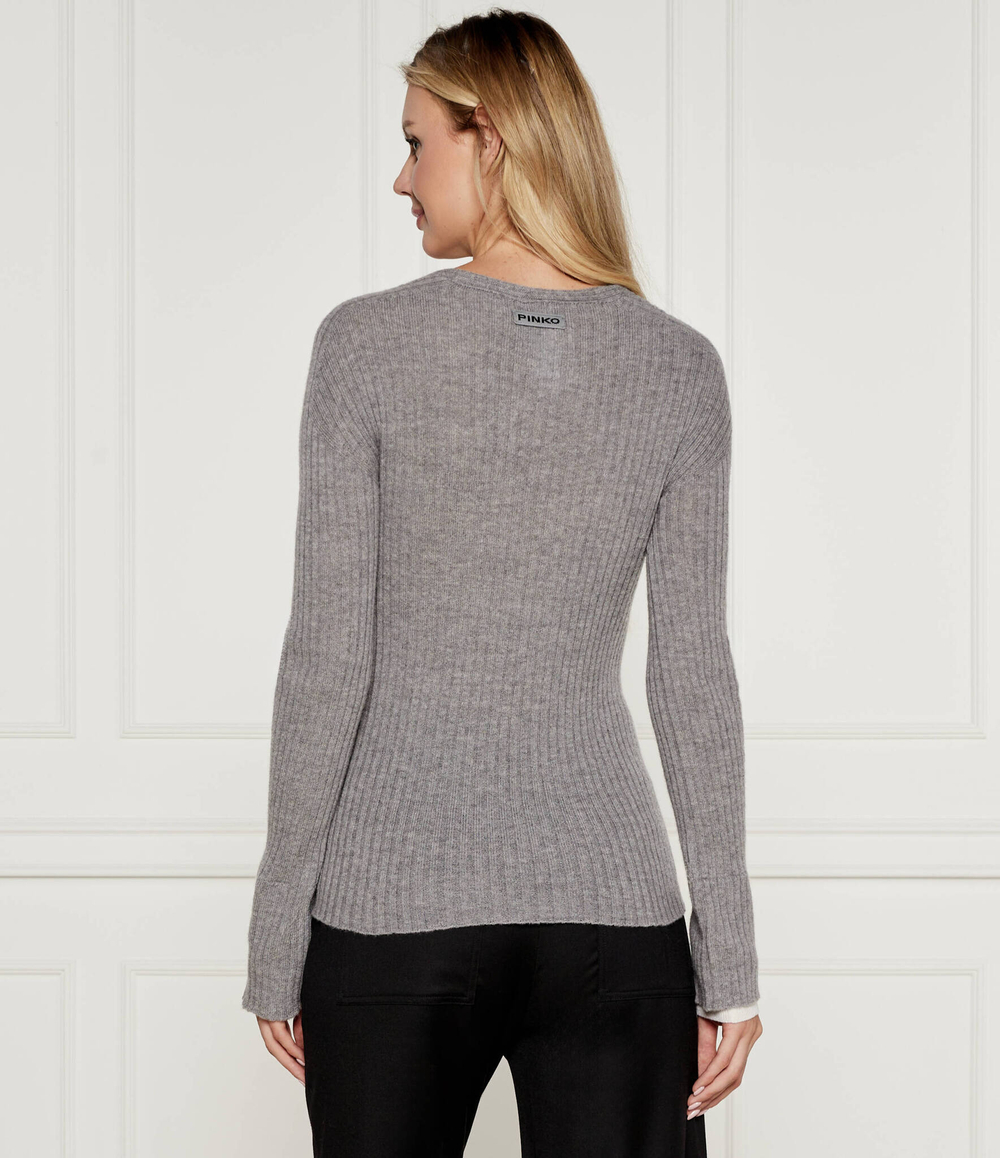 Хлопковый свитер cymric Pinko - серый(104343 A278)