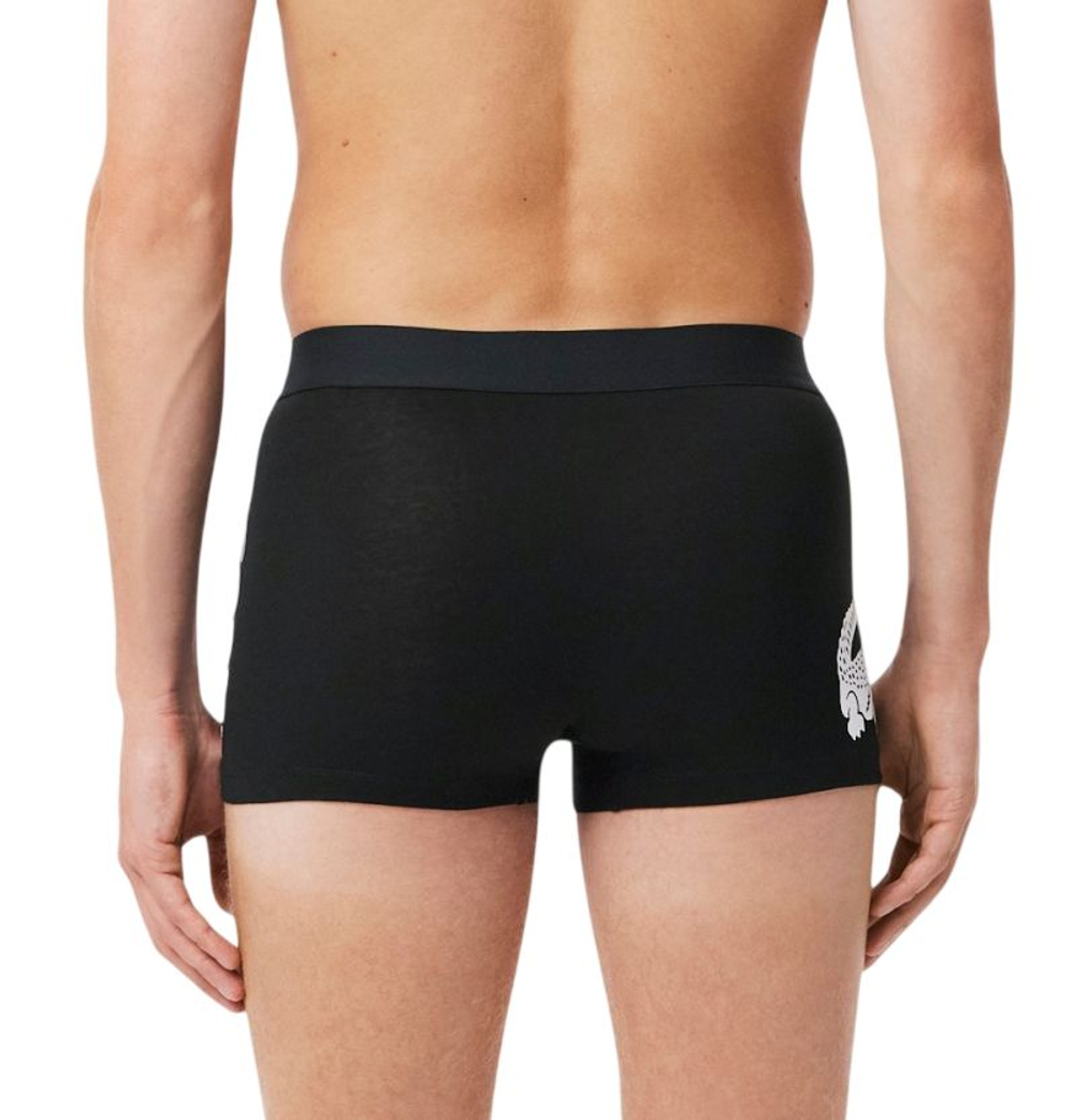 Боксерки теннисные Lacoste Stretch Cotton 3P - black/black/black