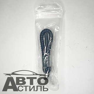 Брелок для ключей Кожа искуст ПЛЕТЕНКА  РЕНО\ RENAULT с отверткой X103-RN (в уп)