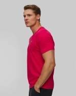 Футболка муж. Aeronautica 1580 малиновый база лого