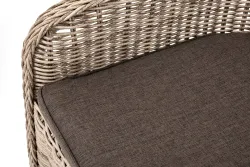 "Эспрессо-80 R" обеденная группа плетеная, цвет бежевый