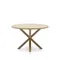 Стол Argo Ø120 см, столешница светлый меламин, светлые ножки